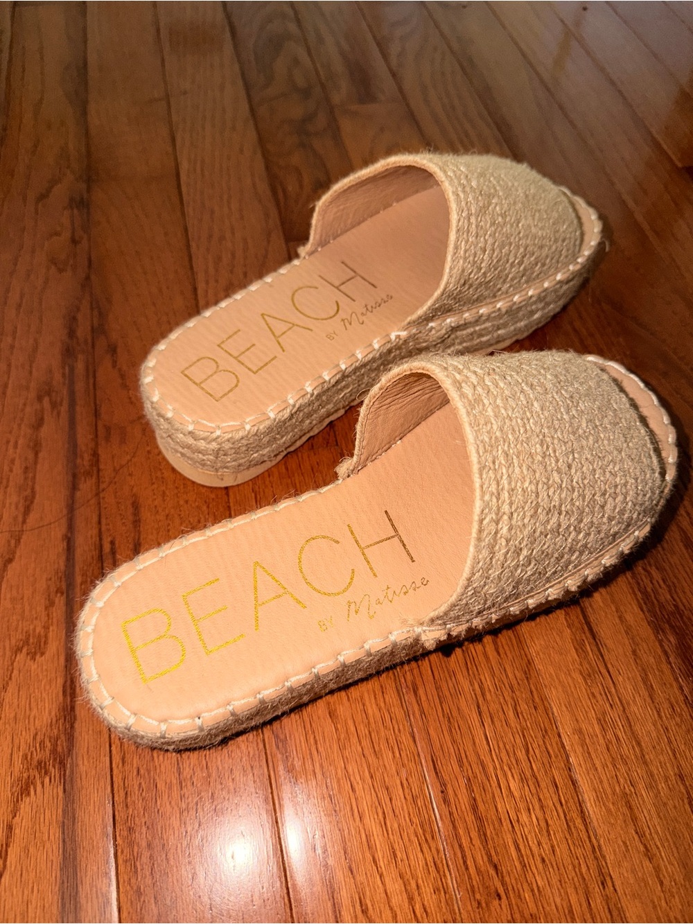Beach By Melissa Platform Raffia Sandals